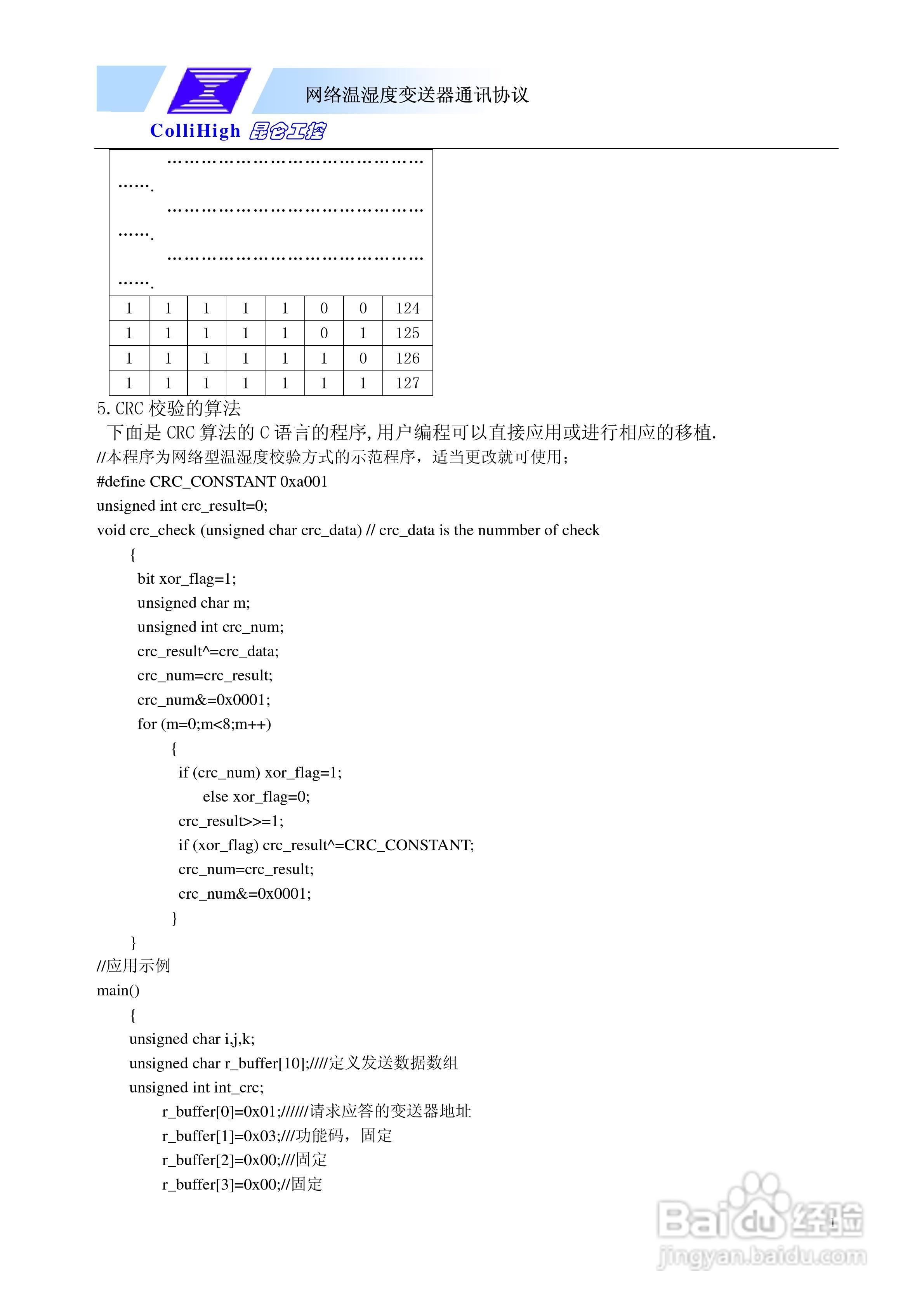 昆仑海岸JYB-K系列网络型温湿度变送器使用说明书