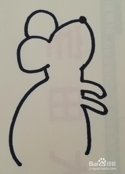小老鼠的画法 小老鼠的简笔画