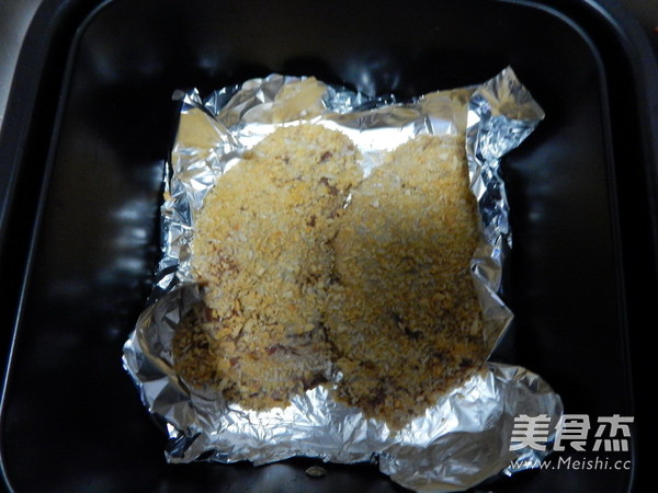 空炸猪排的做法