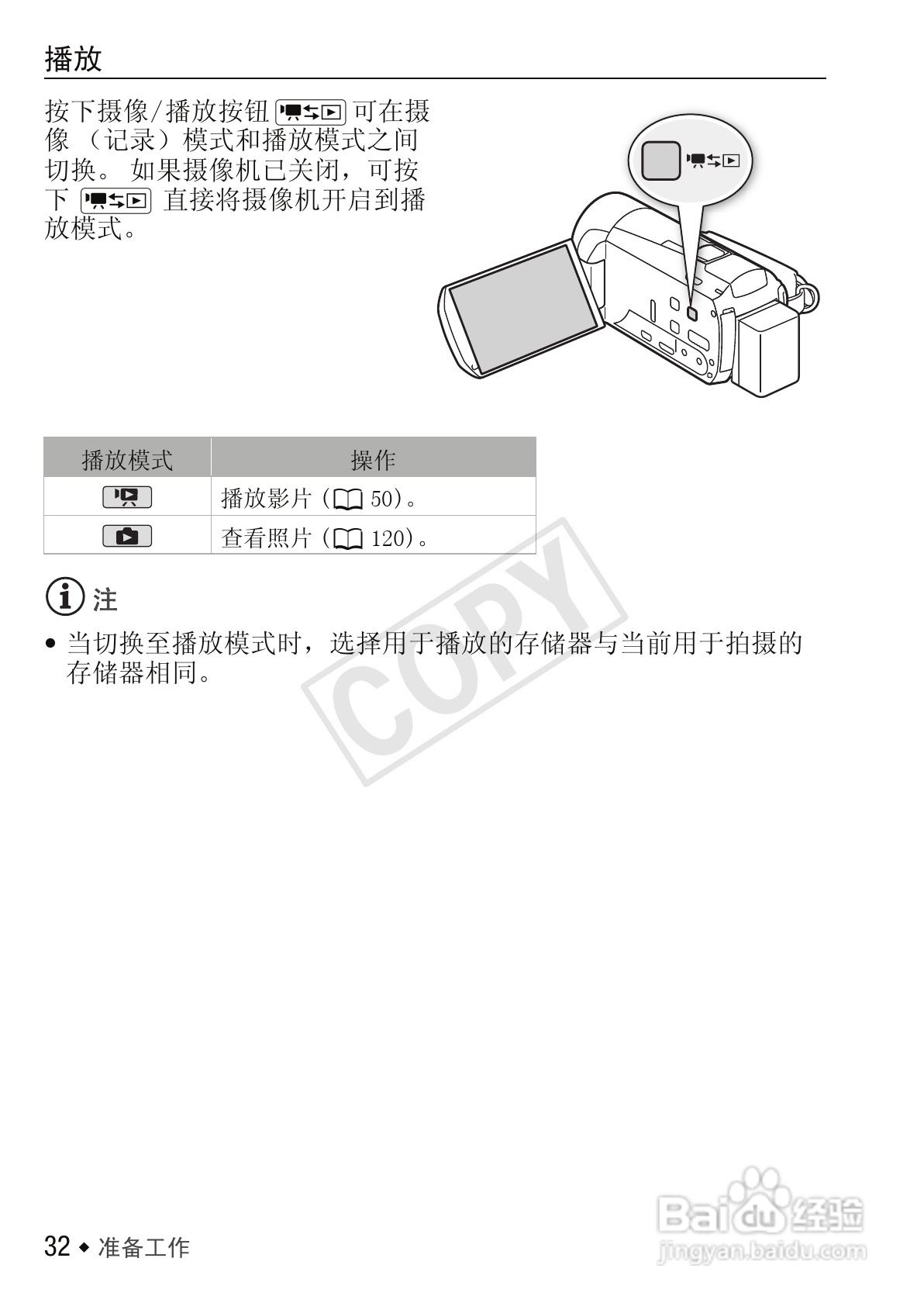 佳能LEGRIA HF M52数码摄像机使用说明书:[4]