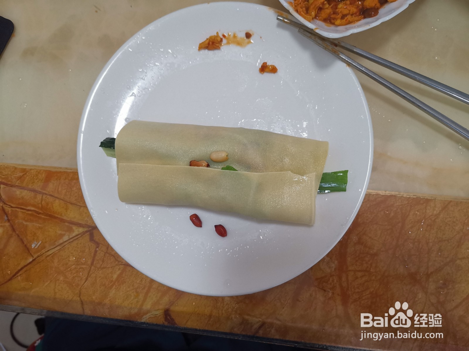 干豆腐拌饭卷
