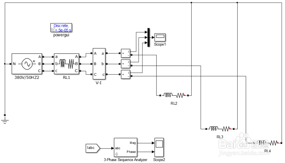 Simulink中如何对电压电流进行序分量分析