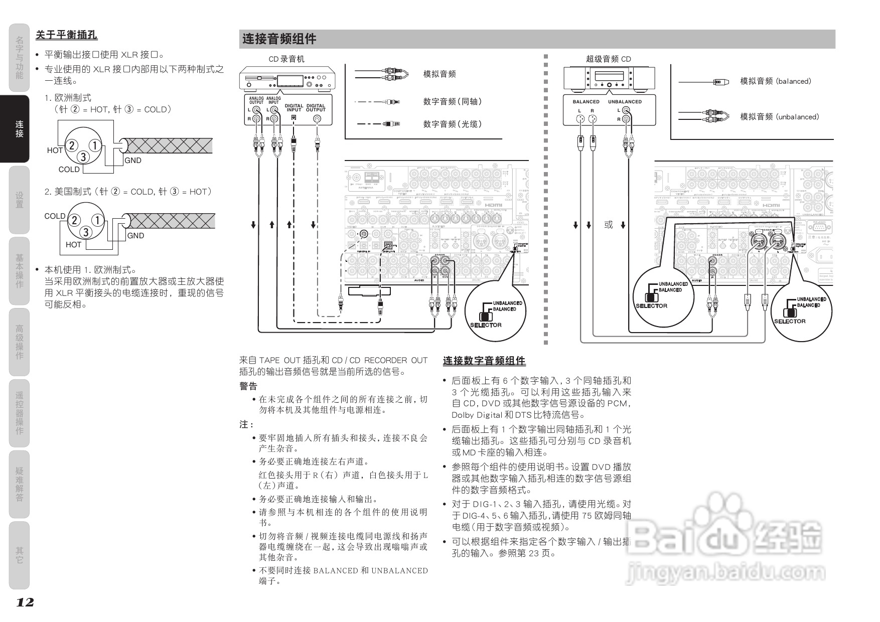马兰士AV8003功放使用说明书:[1]