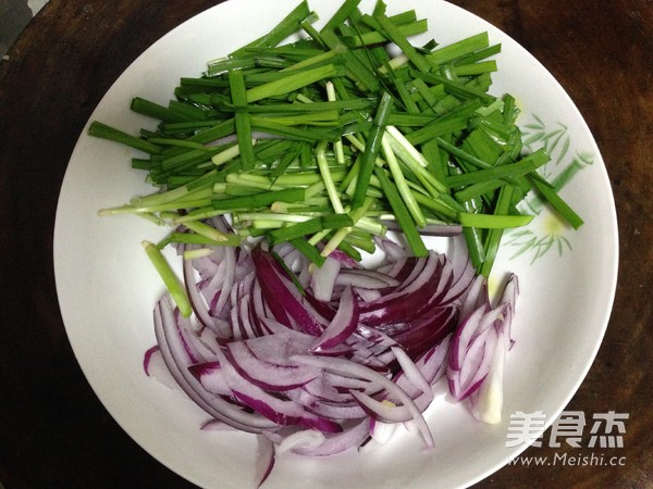 韭菜鸡蛋炒粉丝