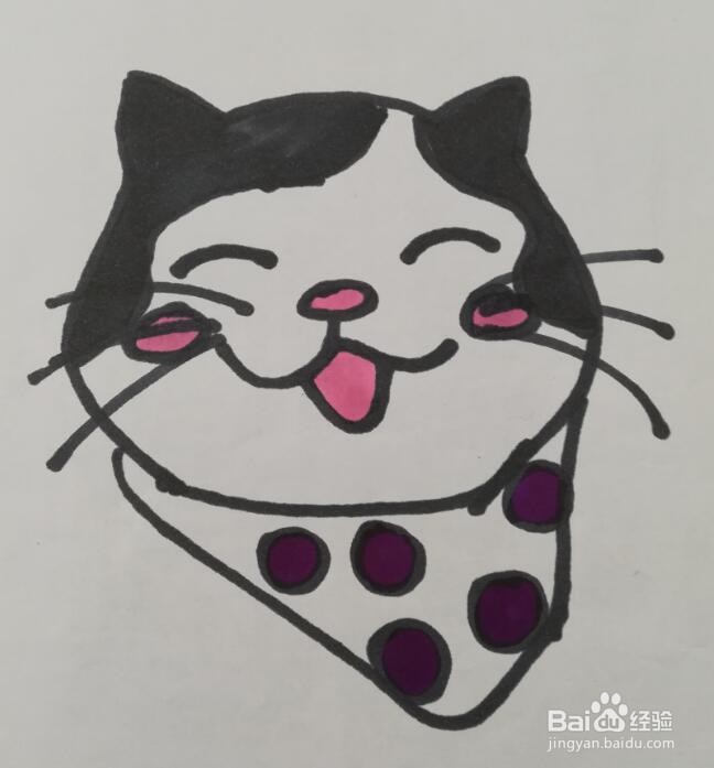 儿童简笔画 小猫的画法 小猫的简笔画