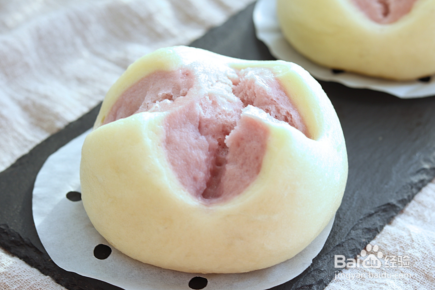 紫薯开花馒头的做法