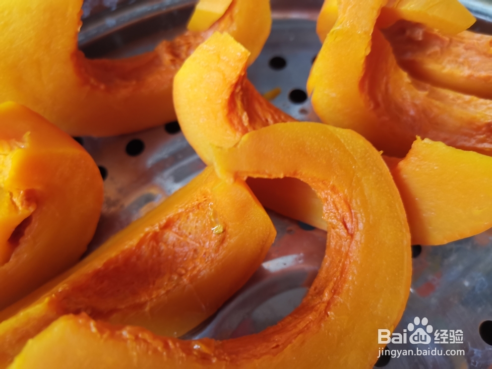 给对象做的桂花圆子南瓜羹