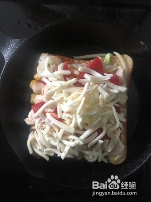 快手吐司披萨的做法