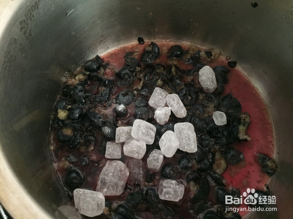 自制健康蓝莓酱