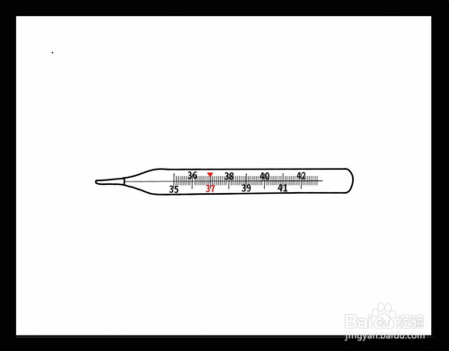 怎么画体温计简笔画