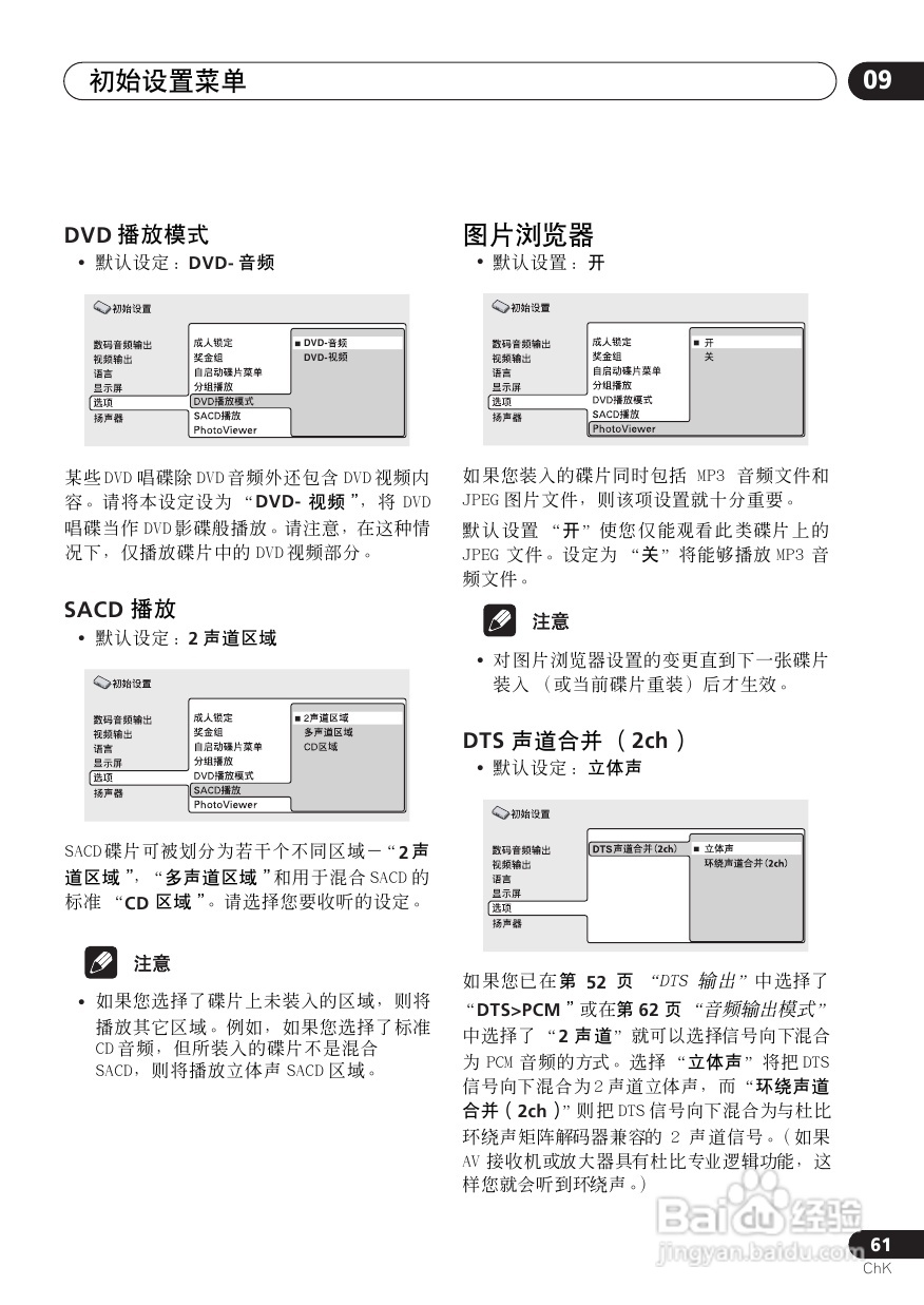 Pioneer DVD数码影碟机DV-6600A-G使用说明书:[4]