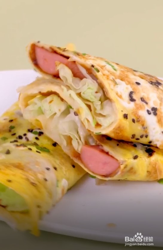 自制营养早餐煎饼