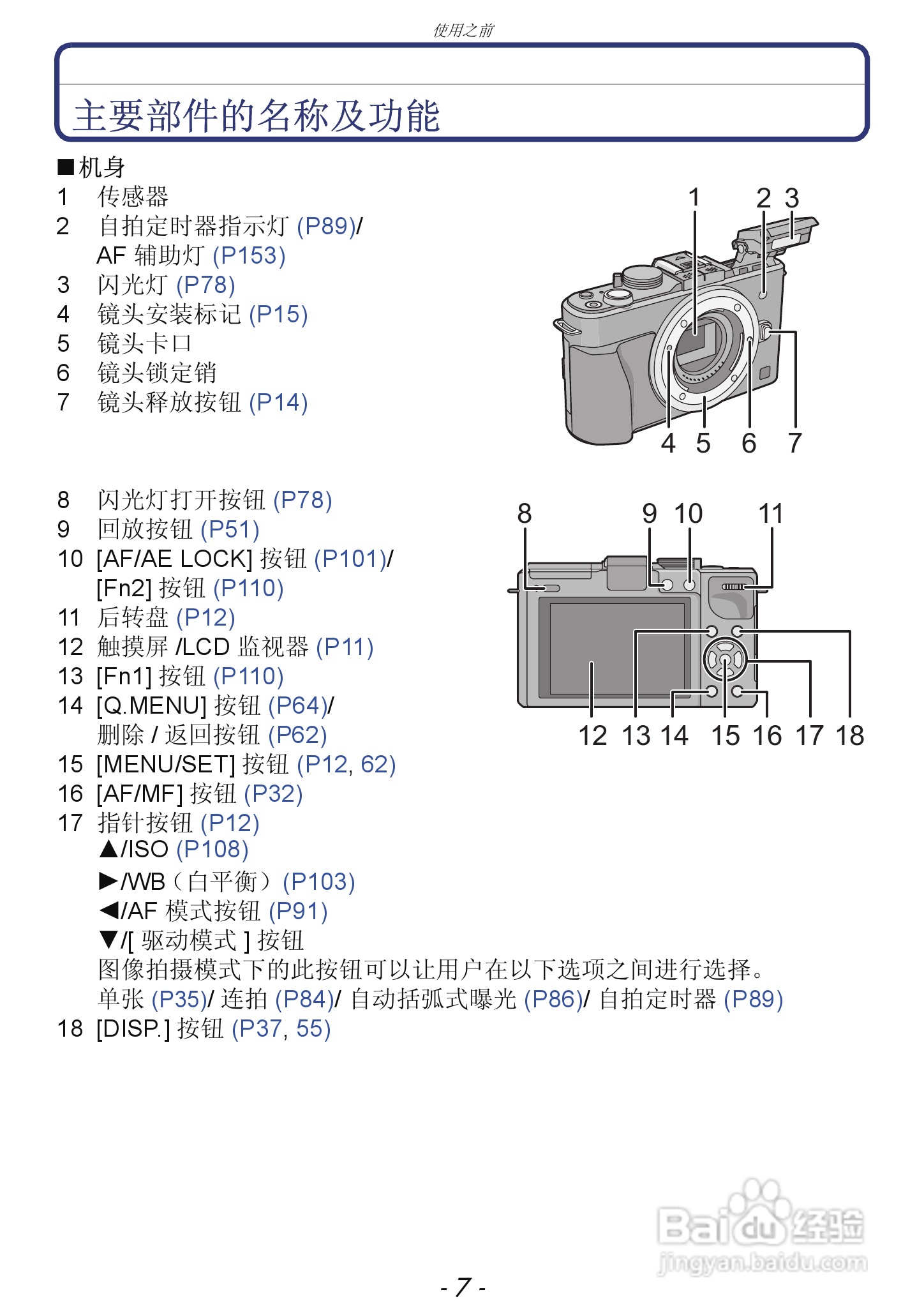 松下DMC-GX1数码相机使用说明书:[1]