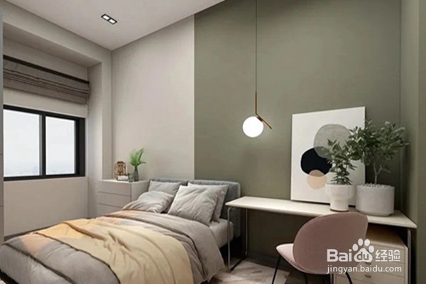 创意墙面翻新如何粉刷拼色背景墙?