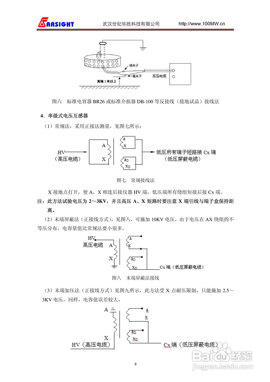 华胜FS3001高压介质损耗测试仪说明书