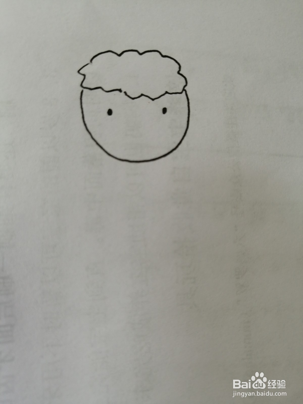 可爱的小绵羊怎么画