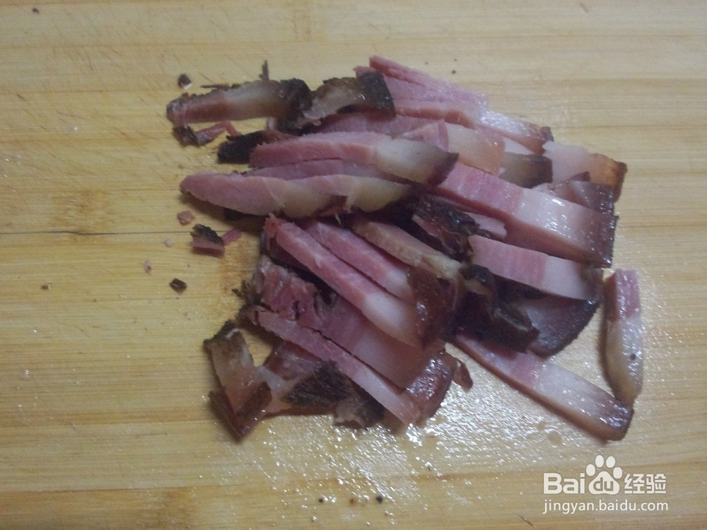 腊肉炒豆角家常做法