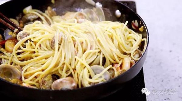 海鲜黑胡椒意面