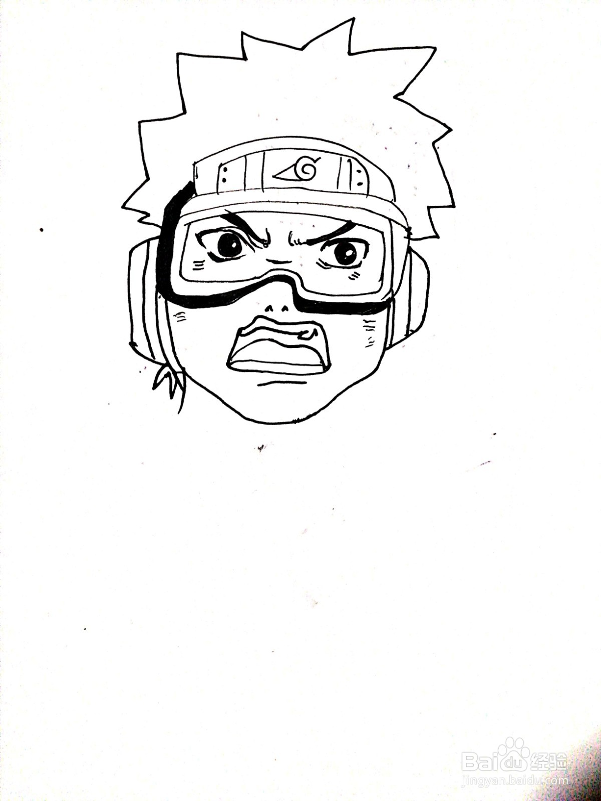 《火影忍者》系列之宇智波带土简笔画