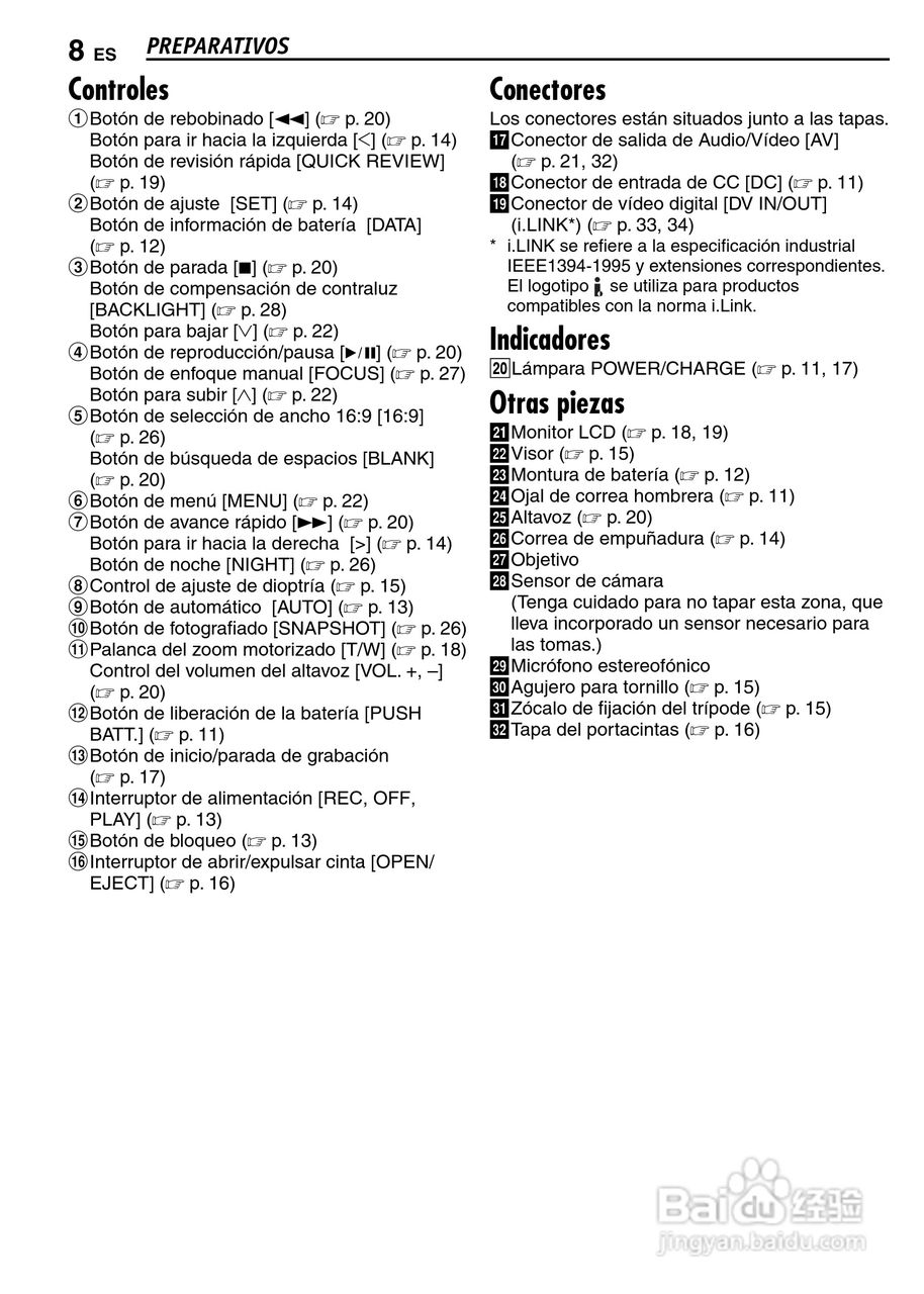 JVC GR-D347U DIGITAL VIDEO CAMERA摄像机说明书:[6]