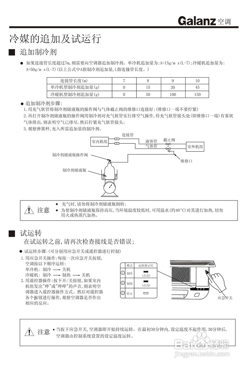Galanz格兰仕KFR-68GW/G1分体挂壁式房间空调器使用安