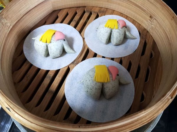 黑芝麻牛奶馒头