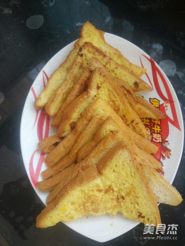 烤吐司片的做法