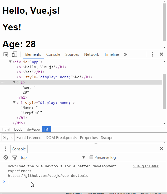 vue.js 常用指令攻略