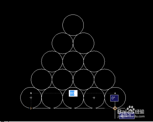 用CAD画三角形中的15个相切圆