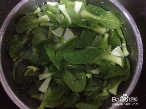 花椒油小油菜做法 百度经验