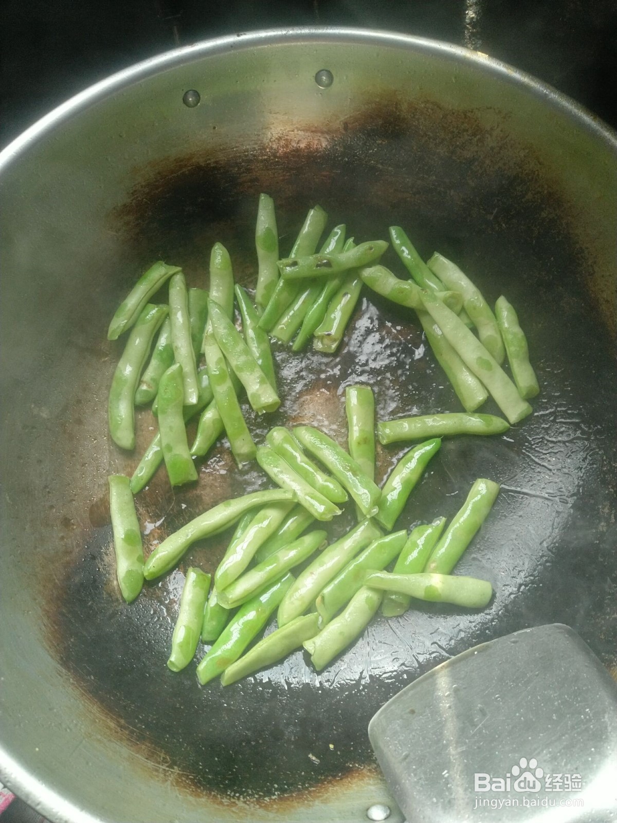 家庭素炒四季豆