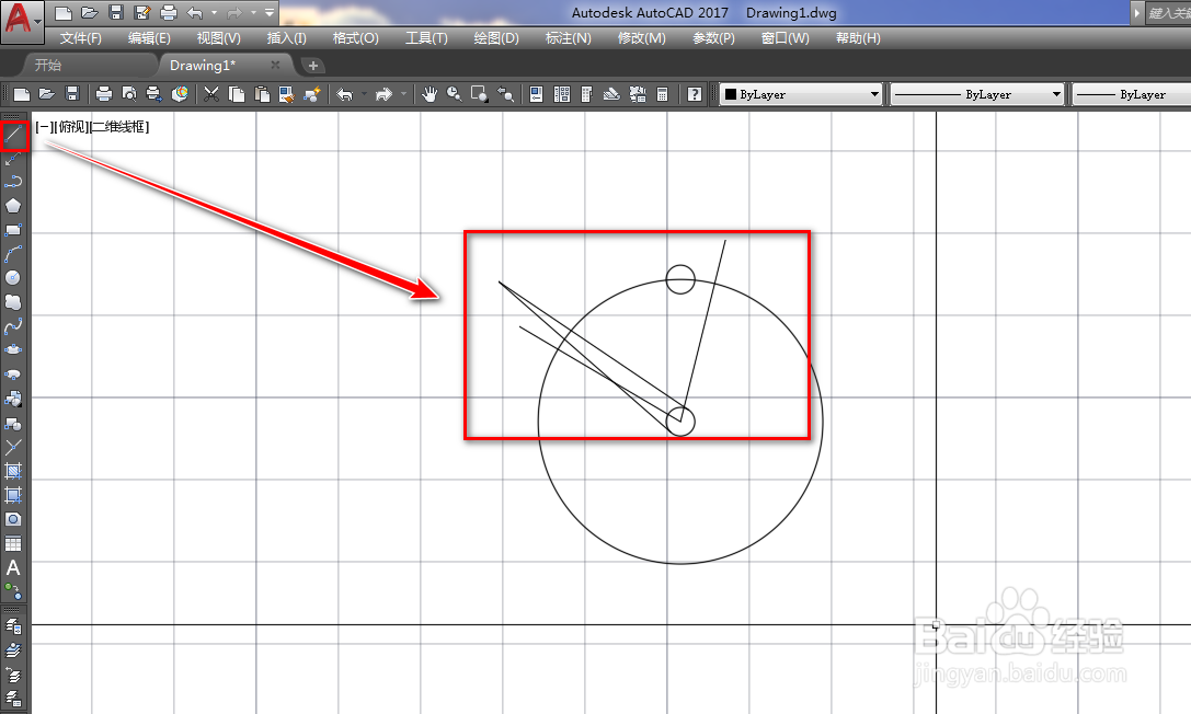使用CAD绘制定时器图形符号