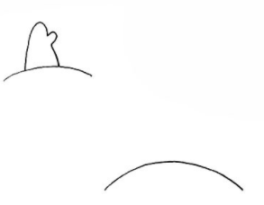 手绘简笔画之柳树景色的画法