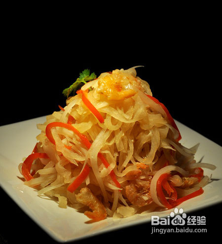 小儿补钙铁锌硒虾干炒萝卜丝的做法