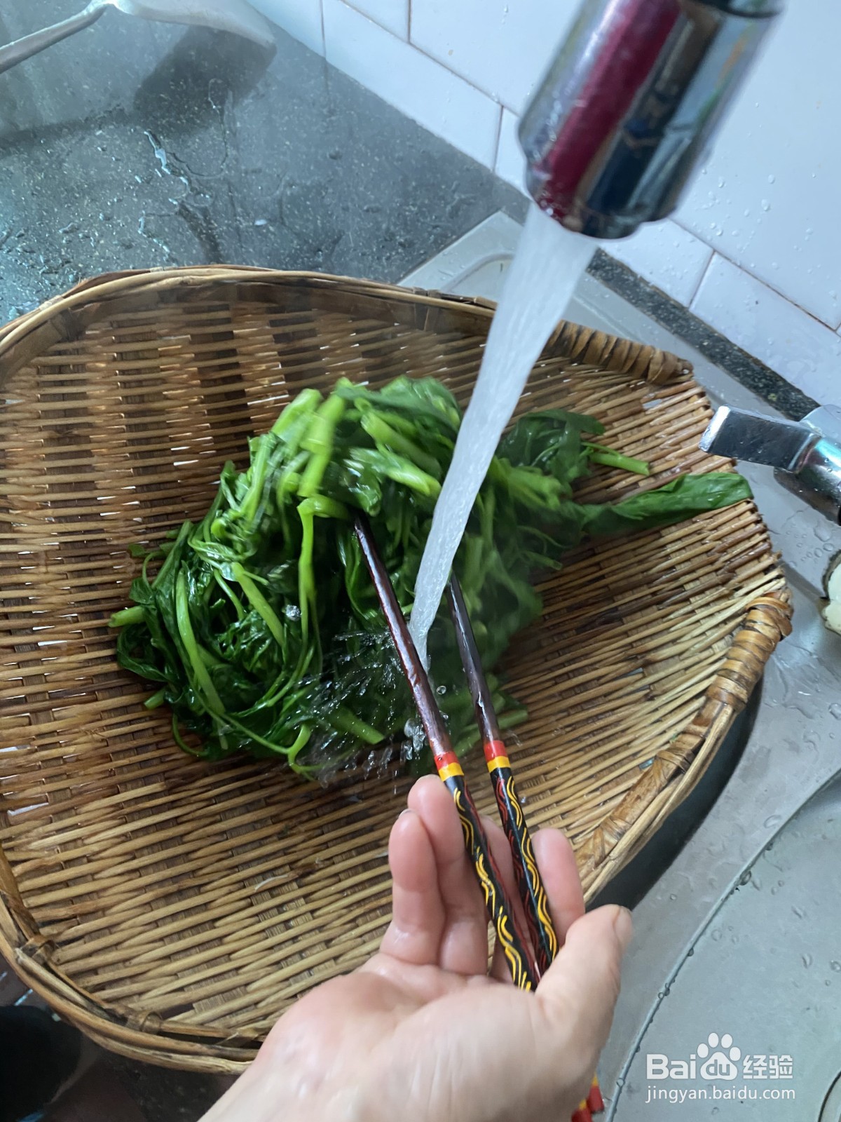 凉拌空心菜的做法