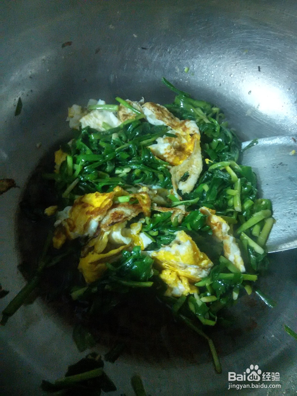 简单之鸡蛋炒韭菜