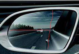 左右反光镜正确调图解