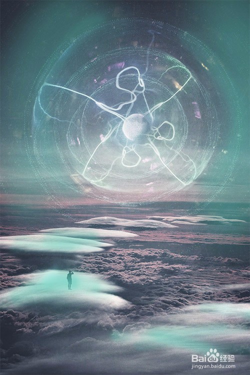 PS教程,逼真云端特效打造教学。