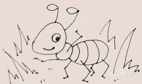 教你如何画好一只蚂蚁