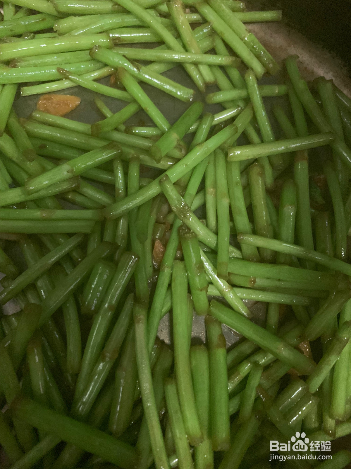 清炒芦蒿的做法