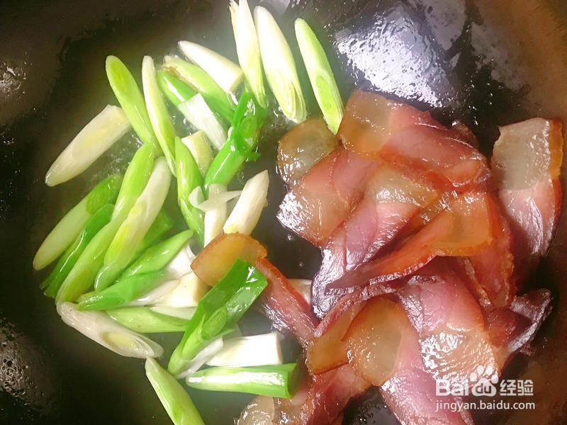腊肉炒菜合集的做法