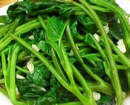 空心菜蒜茸的做法!