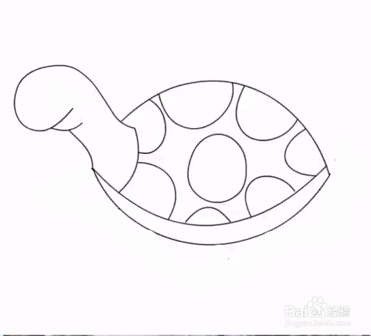 如何画乌龟?