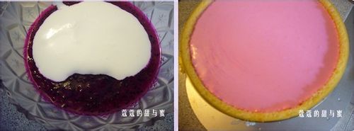 公主范儿--缎带双色冰激凌蛋糕(零色素)