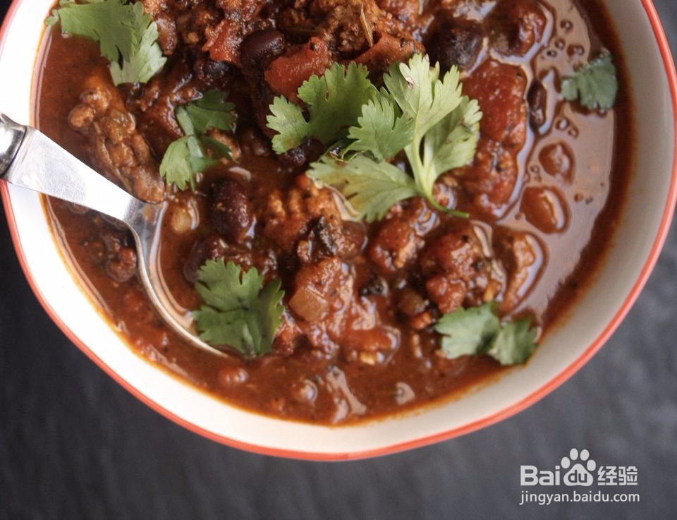 自制素食无肉辣椒食谱用豆子