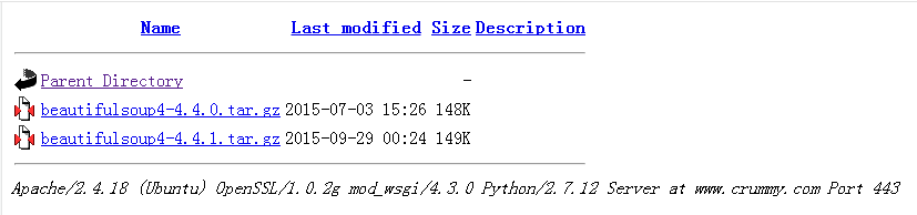 Python3.4-安装beautifulsoup4 4.4.1