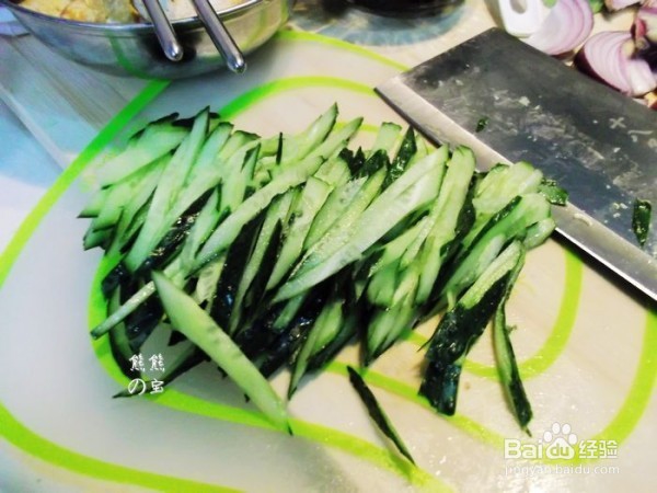 凉拌豆皮黄瓜