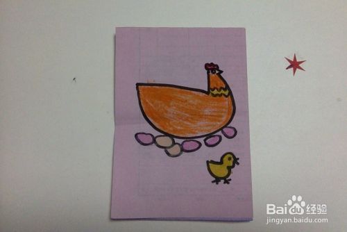 怎样画小鸡？简单儿童画孵蛋的母鸡