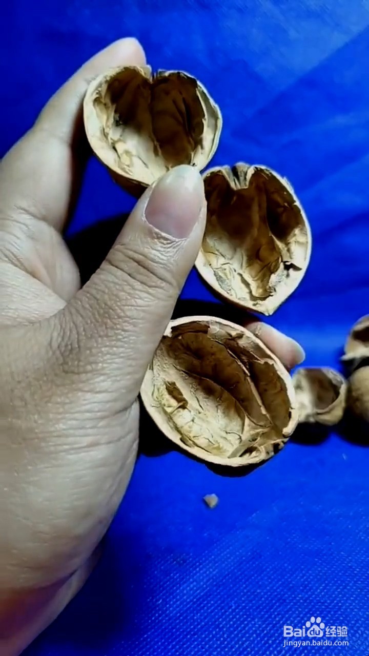 如何用核桃壳做水果篮？