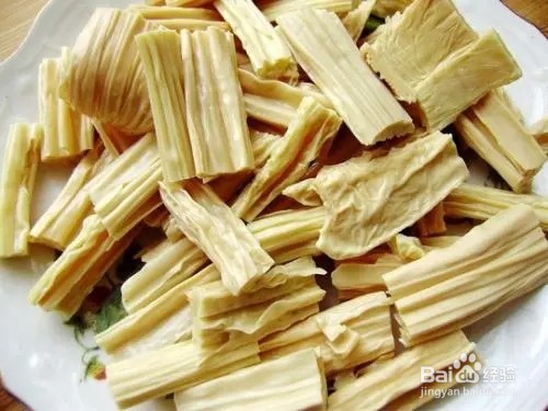 蚝油腐竹炒油菜